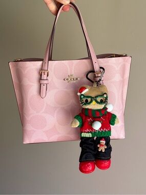 Hello Kitty Holiday Plush Christmas Keychain Bag Charm